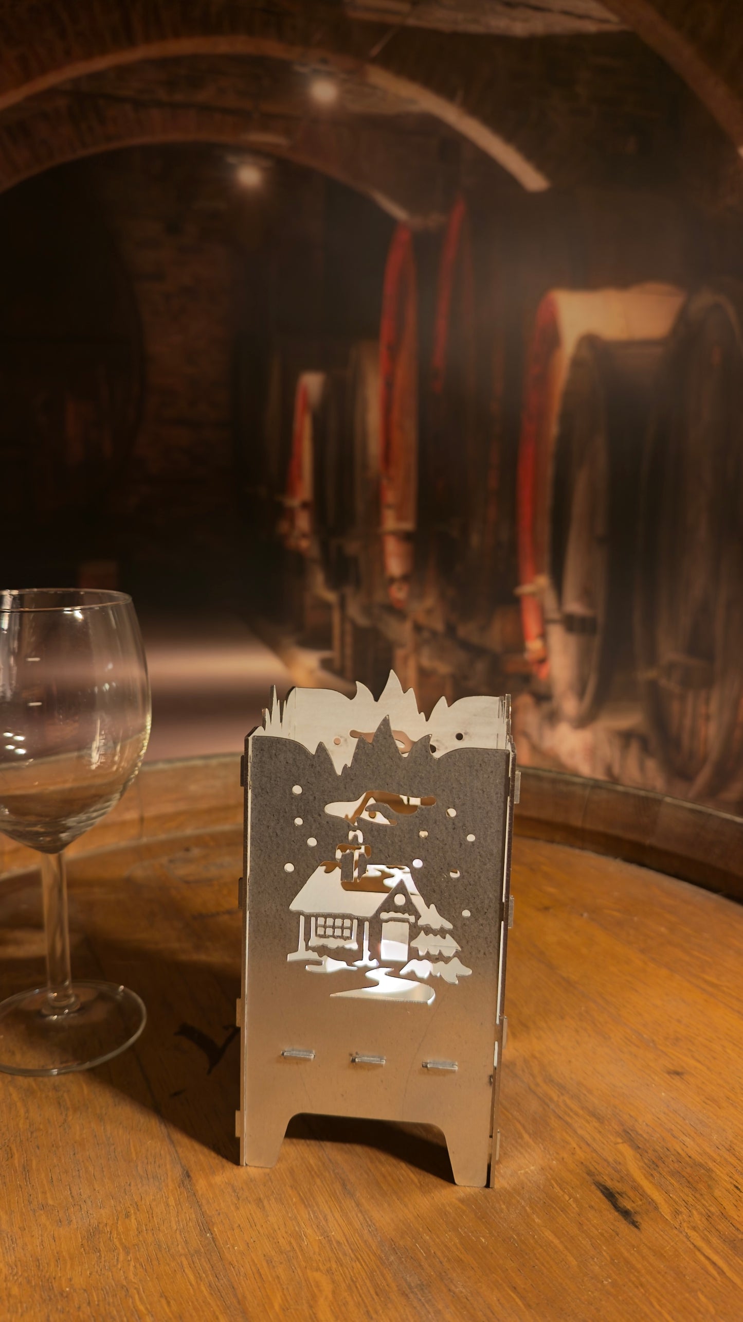 Kisház Mécsestartó