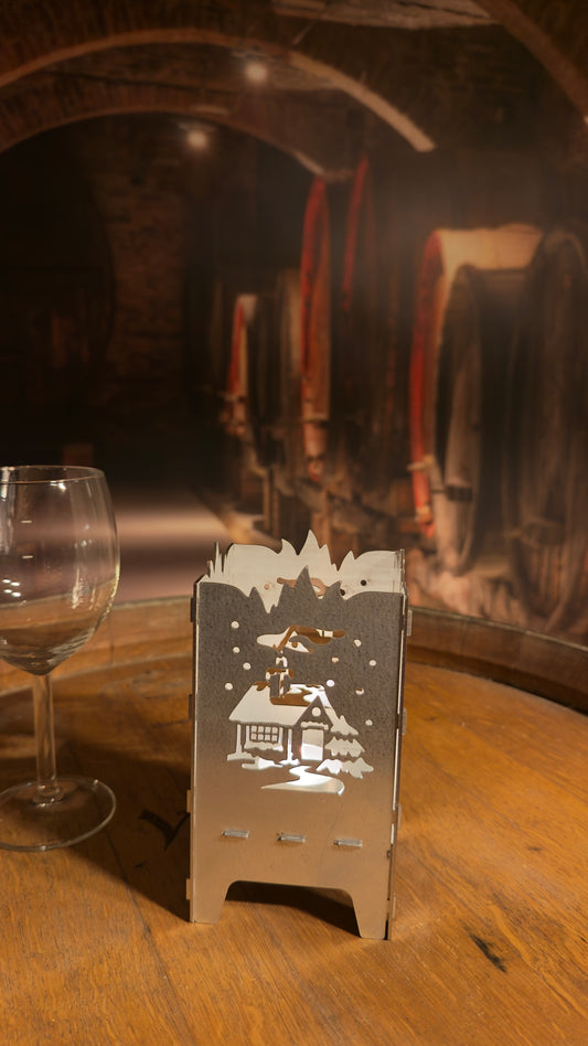 Kisház Mécsestartó