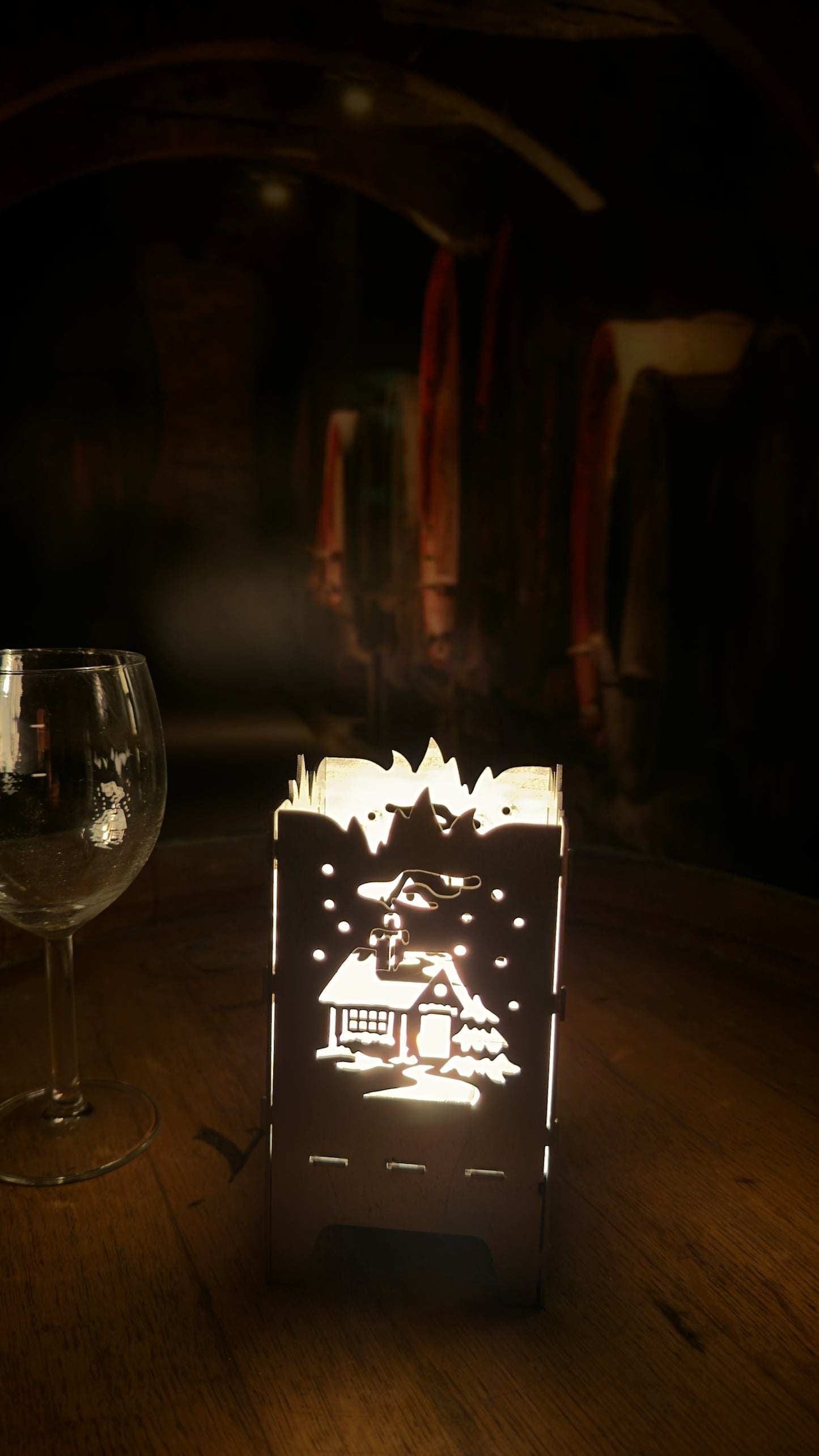 Kisház Mécsestartó