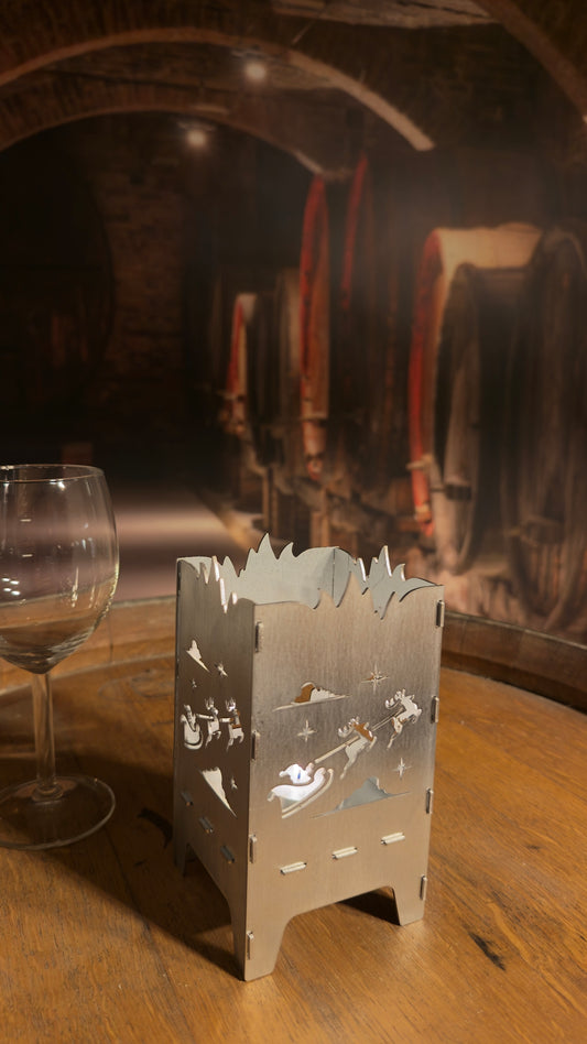 Mikulásos Mécsestartó